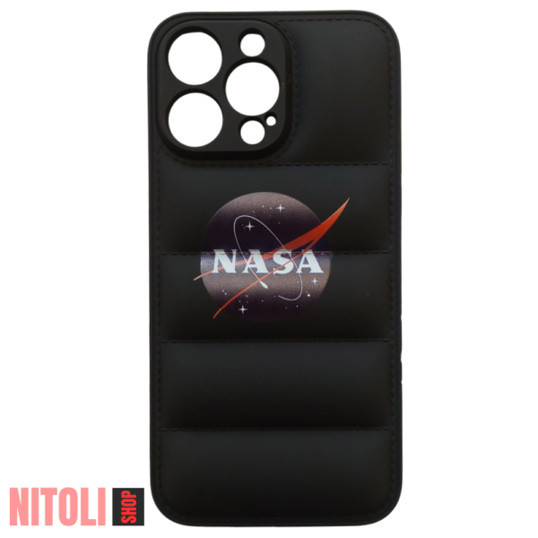 ✅ قاب آیفون 14 پرو مکس مدل پافری طرح ناسا – محافظ ضد ضربه و سبک