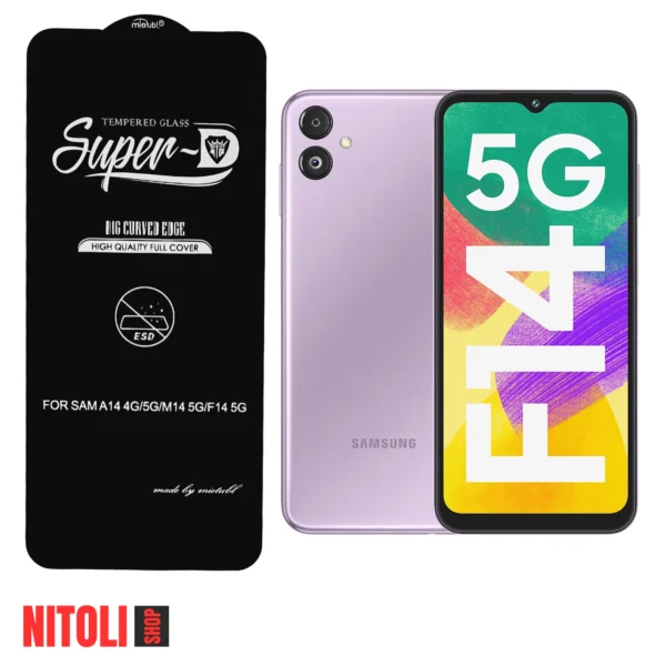 خرید گلس سامسونگ F14 5G مدل SuperD | کیت نصب کامل + تضمین اصالت + ارسال سریع
