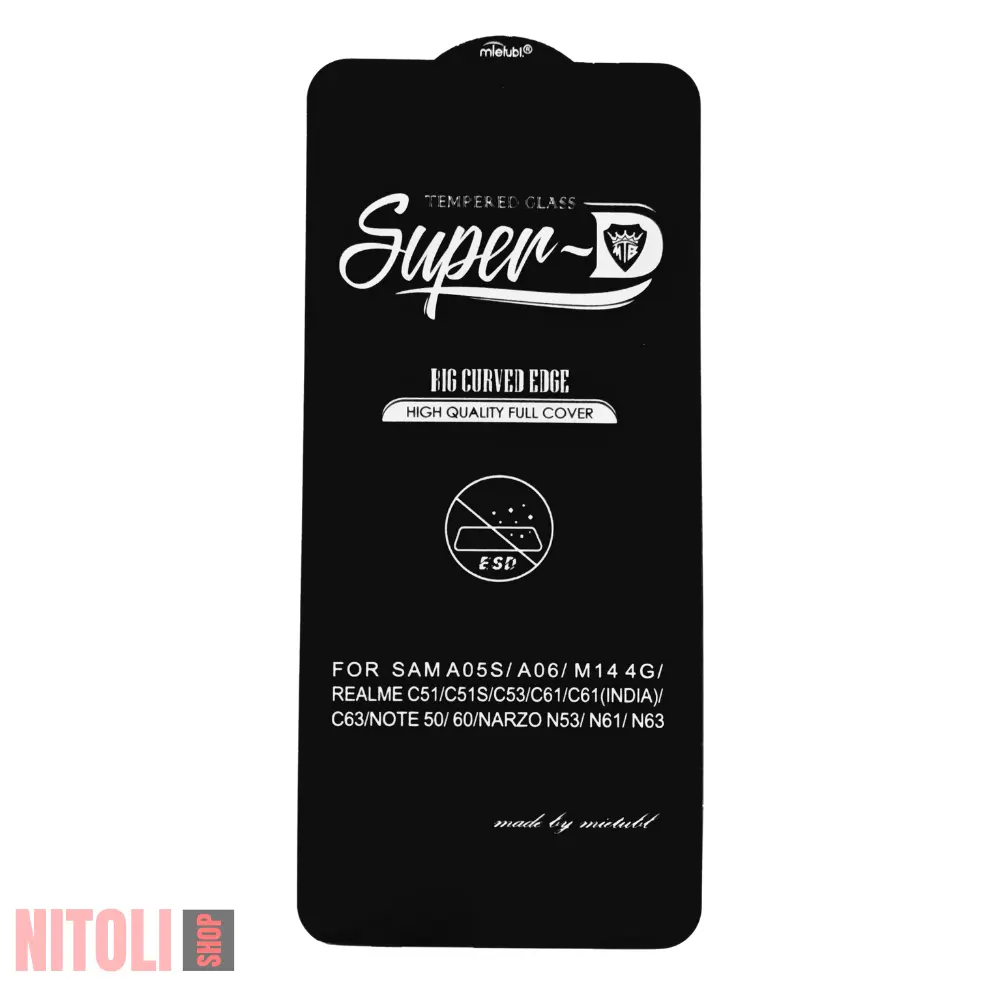 خرید گلس سامسونگ A05s مدل SuperD | کیت نصب کامل + تضمین اصالت + ارسال سریع