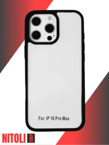 “قاب شفاف آیفون 16 پرو مکس با کیفیت بالا و مقاوم در برابر زرد شدگی در کنار محافظت در برابر خط و خش و ضربات. همین حالا از نیتُلی شاپ سفارش دهید!”
