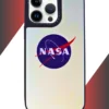 ✅قاب آیفون 14 پرومکس مدل اینه ای طرح لوگوی ناسا | بدنه سخت مقاوم + طراحی خاص