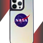 ✅قاب آیفون 14 پرومکس مدل اینه ای طرح لوگوی ناسا | بدنه سخت مقاوم + طراحی خاص
