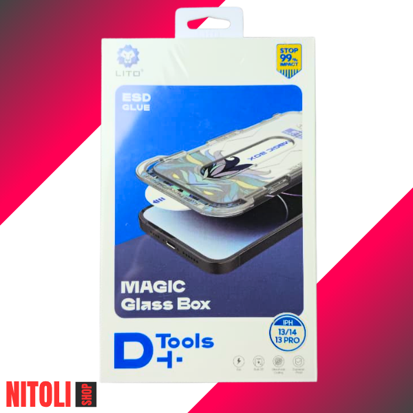 گلس آیفون 13، 13 پرو و 14 LITO با کیت نصب آسان